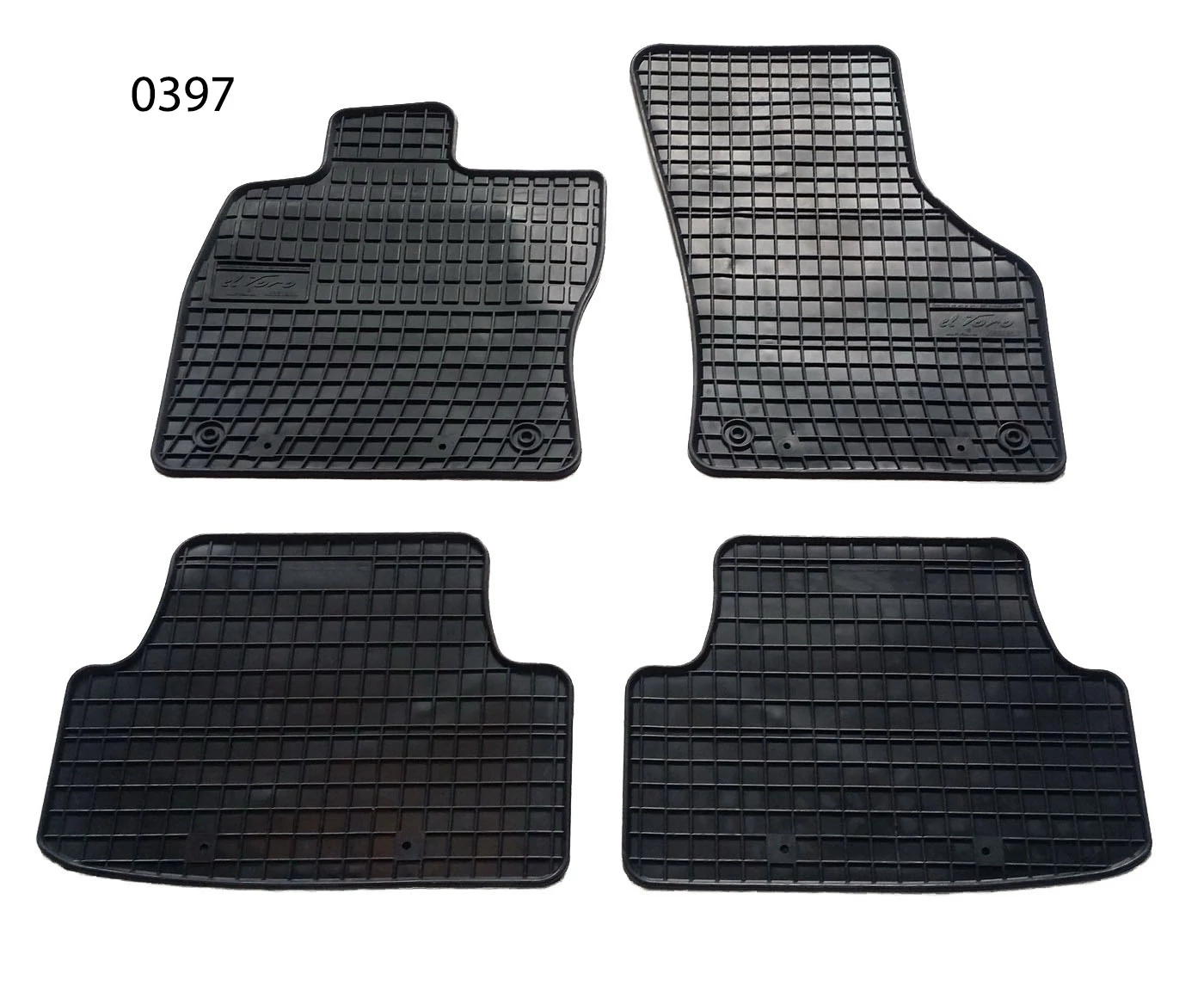 VW Volkswagen Golf VII Frogum 0397 fekete gumiszőnyeg szett