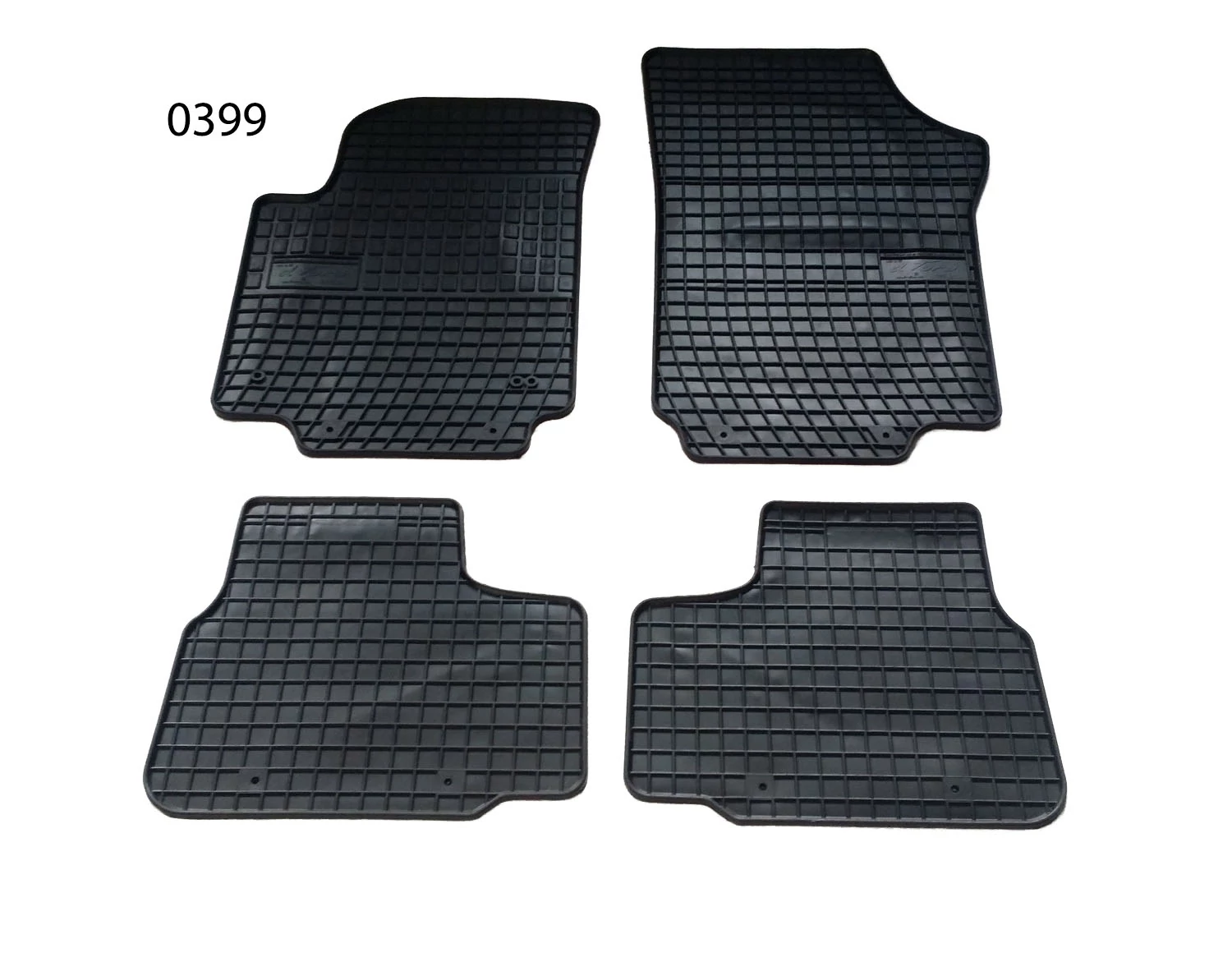 Volkswagen VW UP! Frogum 0399 fekete gumiszőnyeg szett