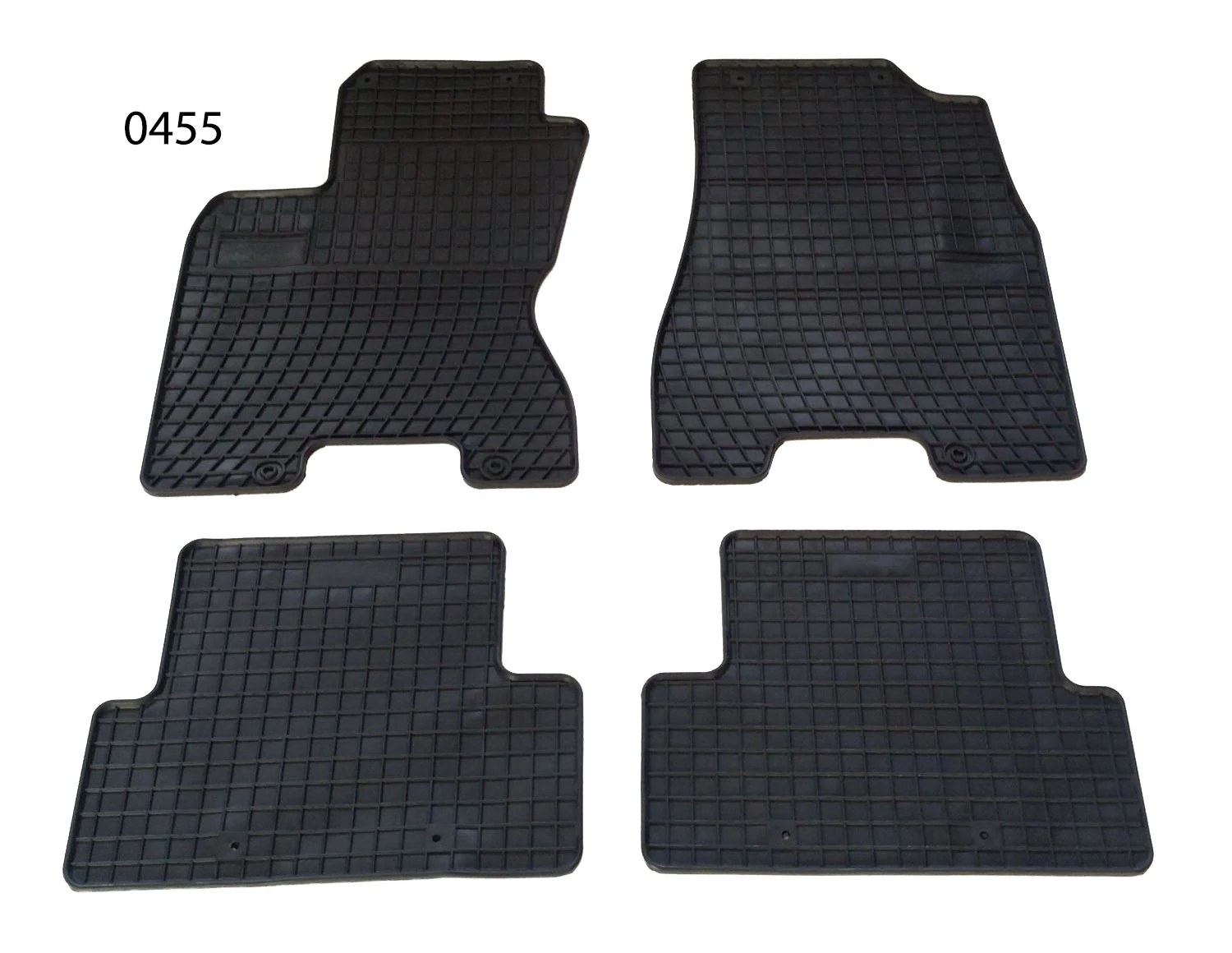 Nissan X-Trail II T31 Frogum 0455 fekete gumiszőnyeg szett