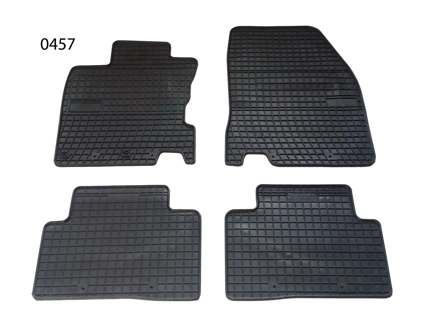 Nissan Qashqai II J11 Frogum 0457 fekete gumiszőnyeg szett