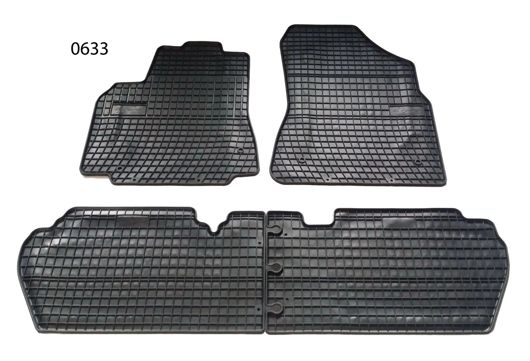 Citroen Berlingo II Frogum 0633 fekete gumiszőnyeg szett