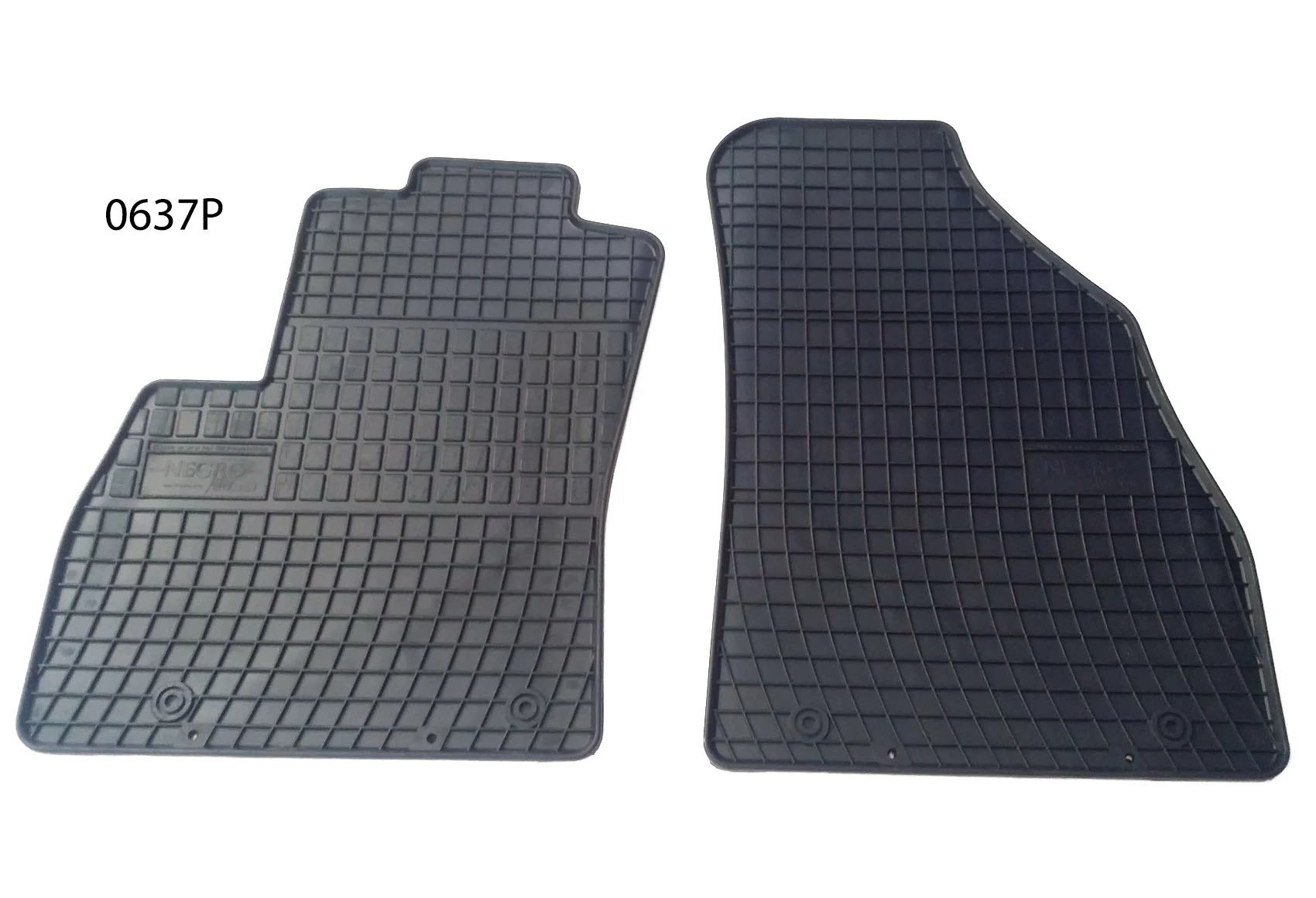 Fiat Fiorino Frogum 0637P fekete gumiszőnyeg szett