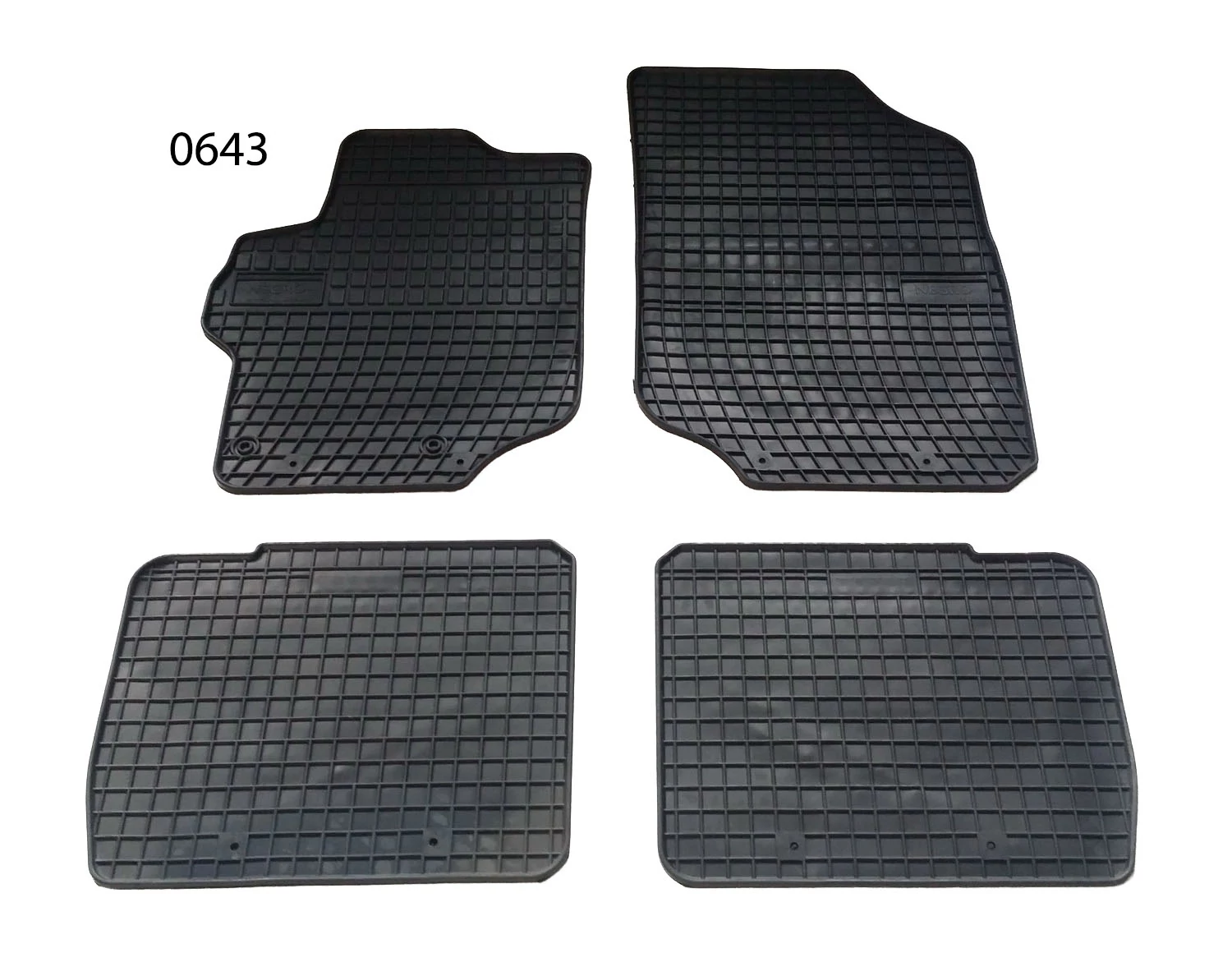 Citroen C-Elysée Frogum 0643 fekete gumiszőnyeg szett