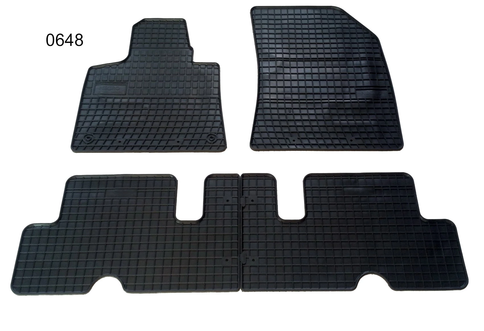 Citroen C4 Picasso II Frogum 0648  fekete gumiszőnyeg szett