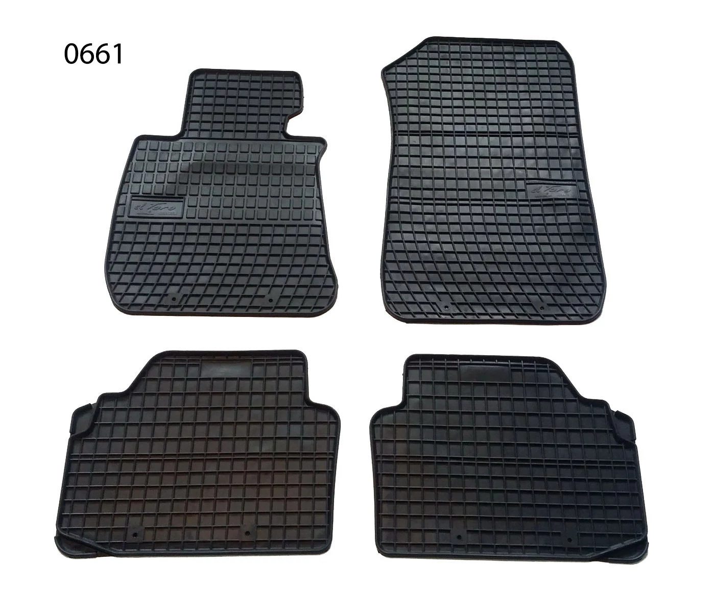 BMW E90 E91 E92 Frogum 0661 fekete gumiszőnyeg szett