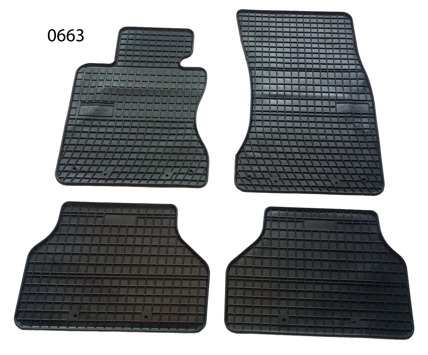 BMW E60 E61 Frogum 0663 fekete gumiszőnyeg szett