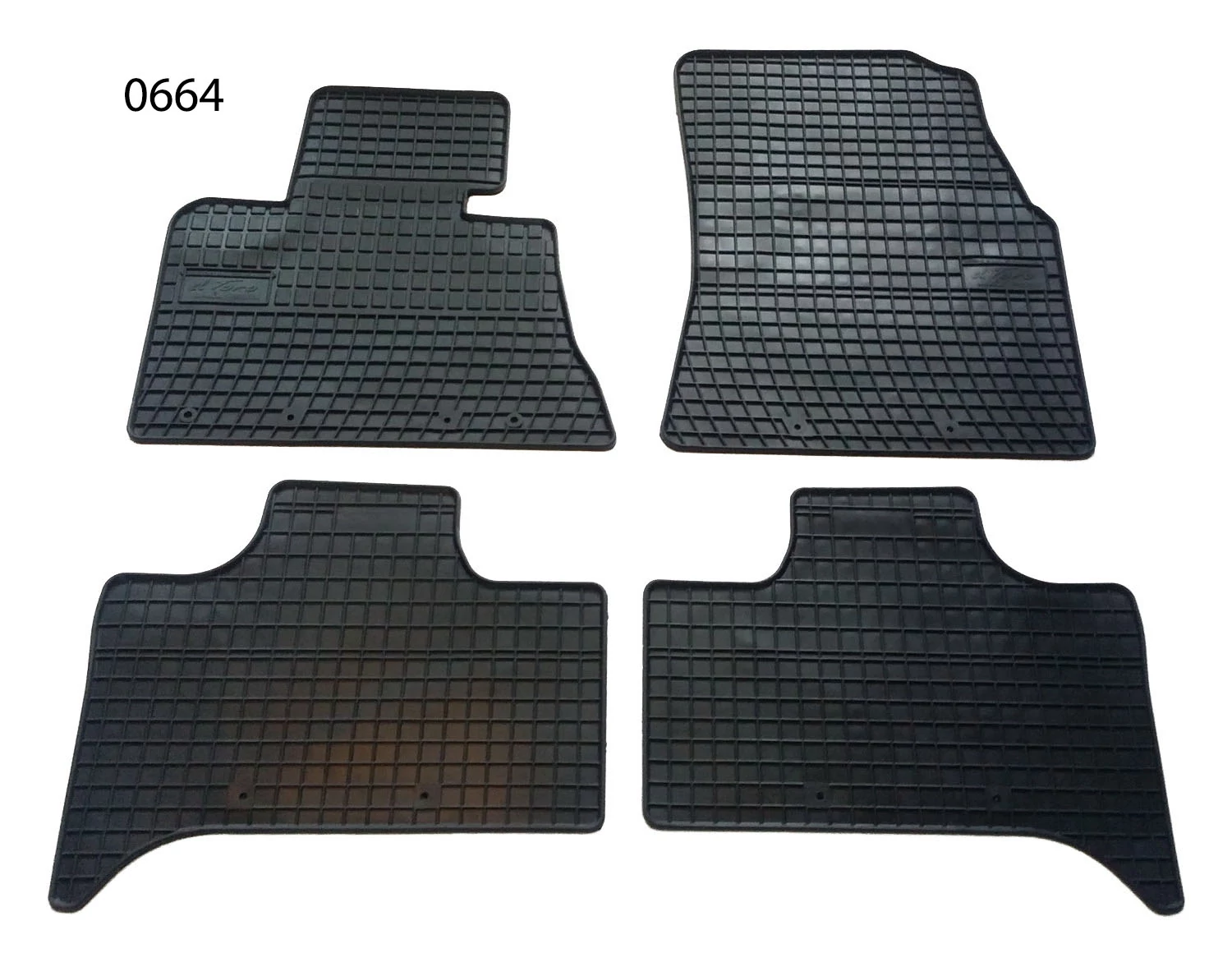 BMW E53 X5 Frogum 0664 fekete gumiszőnyeg szett