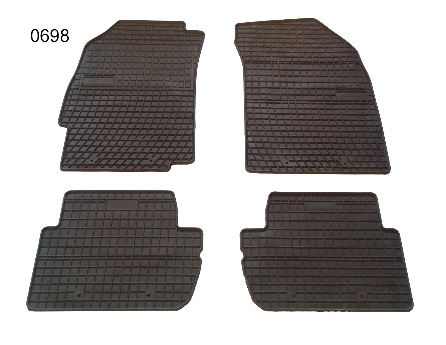 Chevrolet Spark M300 Frogum 0698 fekete gumiszőnyeg szett