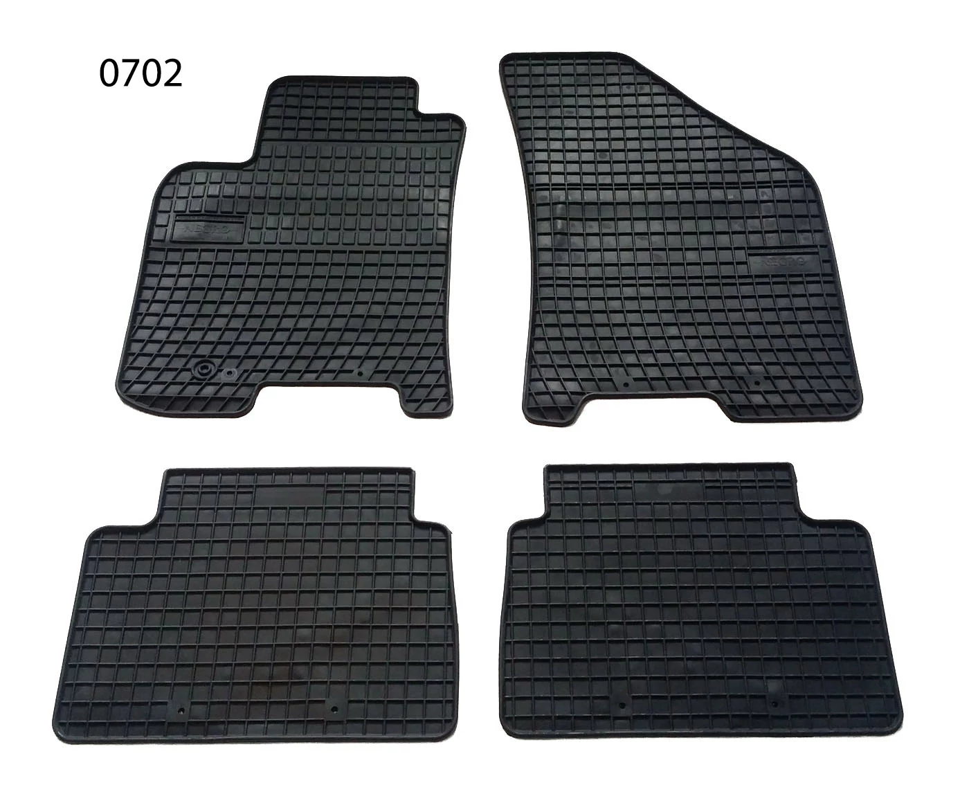 Daewoo Nubira Frogum 0702 fekete gumiszőnyeg szett