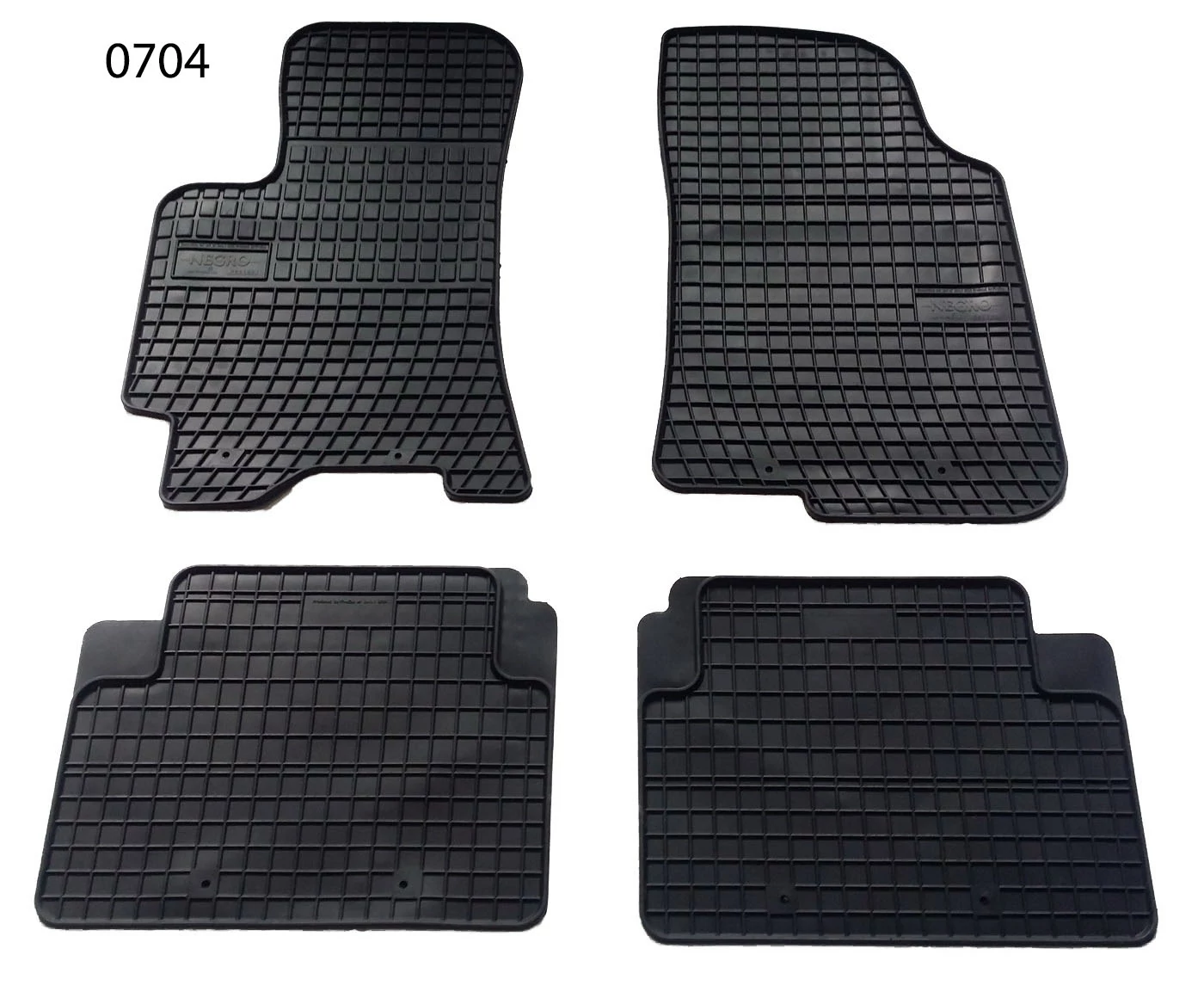 Daewoo Lanos T100/T150 Frogum 0704 fekete gumiszőnyeg szett