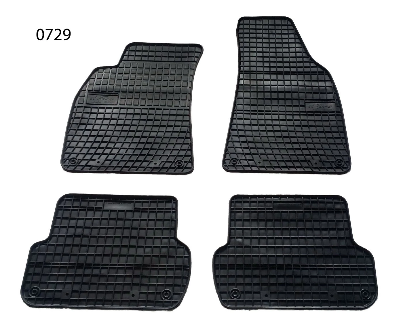 SEAT Exeo Frogum 0729 fekete gumiszőnyeg szett