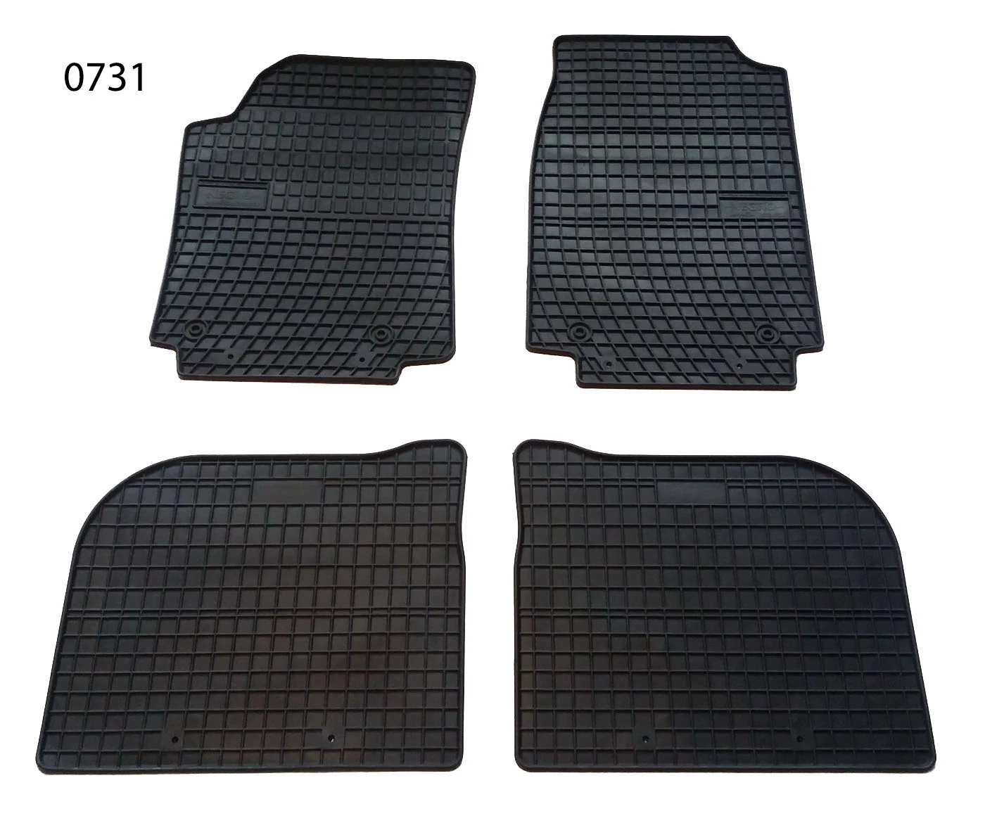 AUDI 100 A6 C4 Frogum 0731 fekete gumiszőnyeg szett