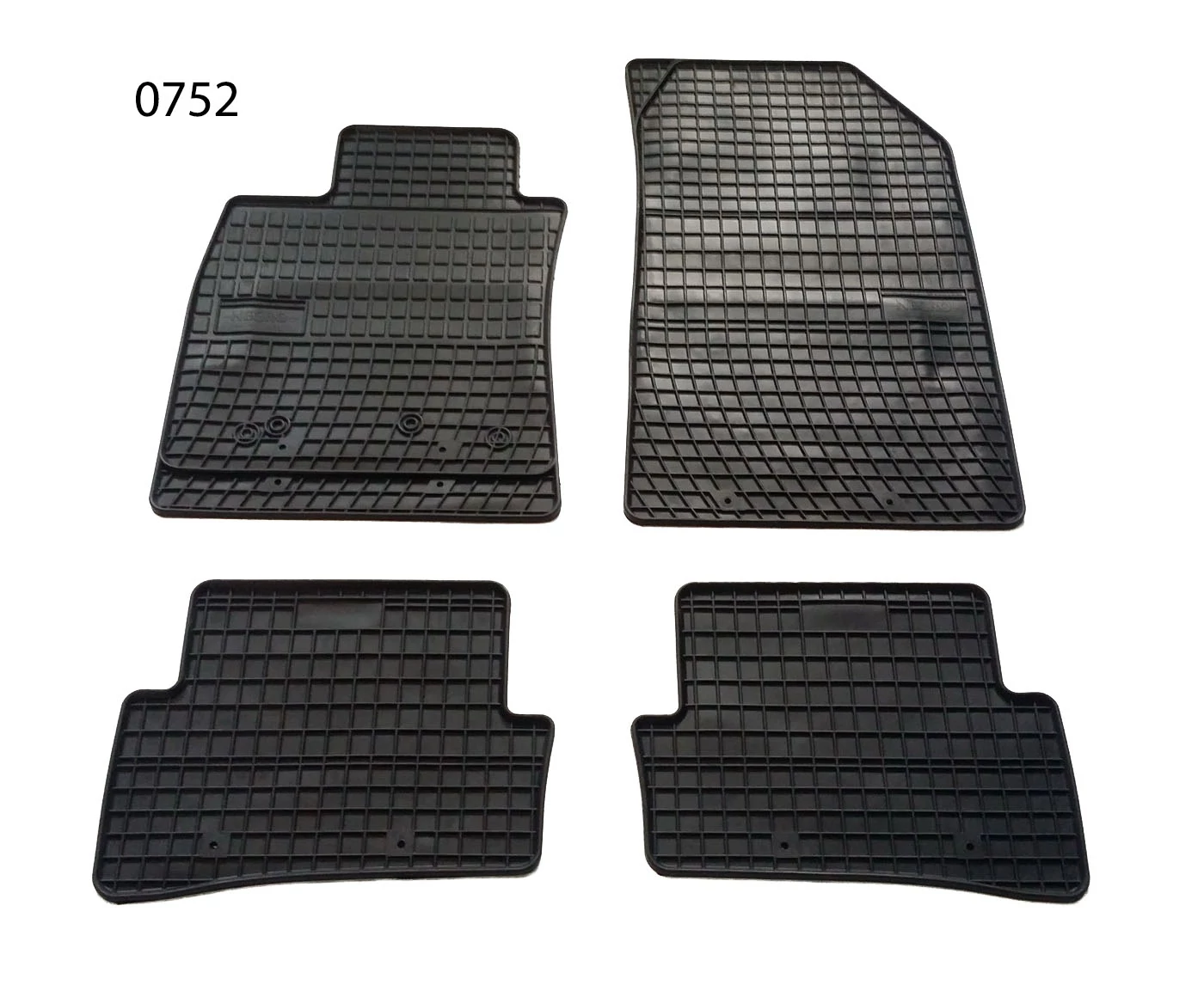 Renault Clio III Frogum 0752 fekete gumiszőnyeg szett