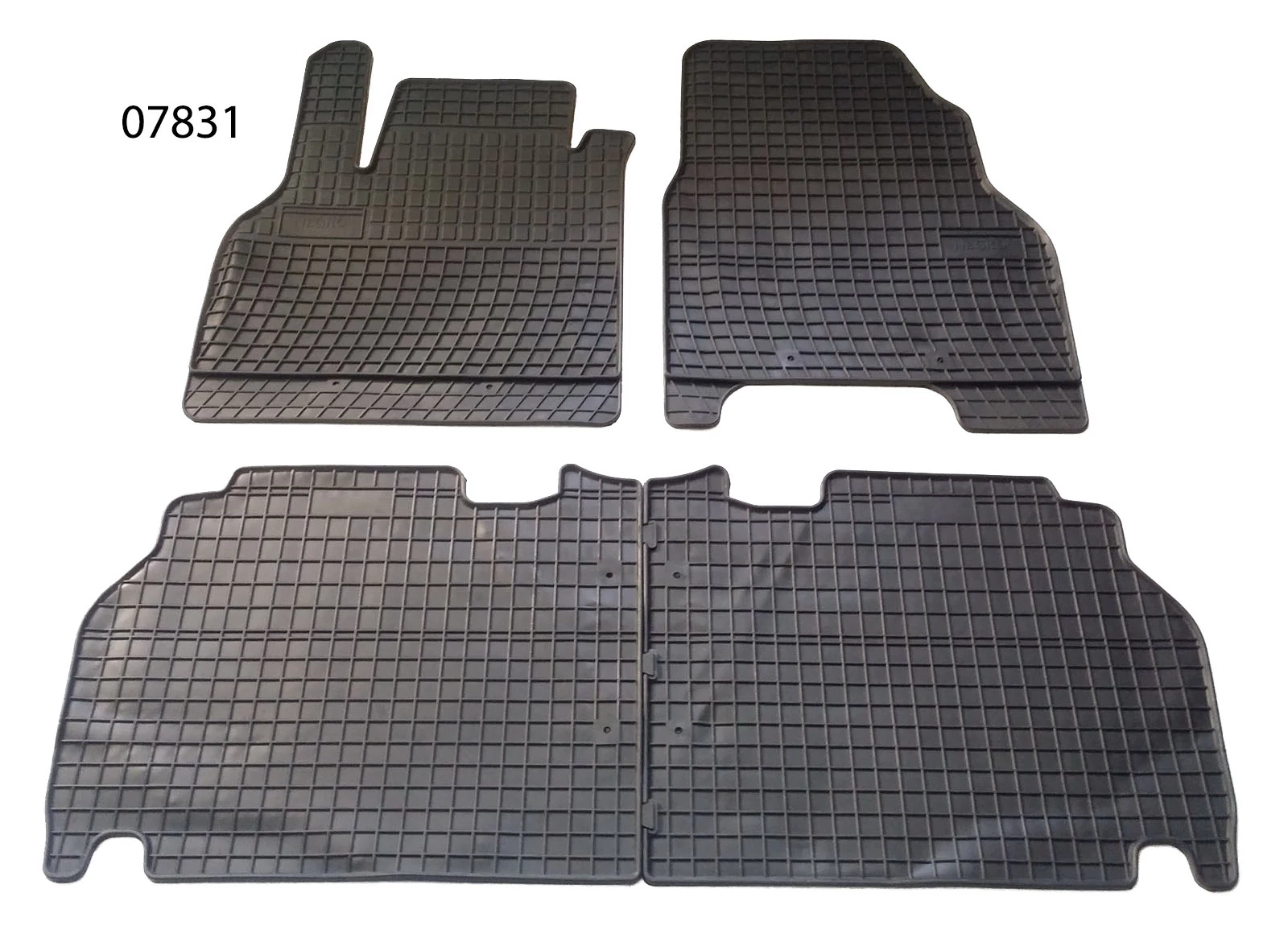 Renault Kangoo II 5személyes Frogum 07831 fekete gumiszőnyeg szett