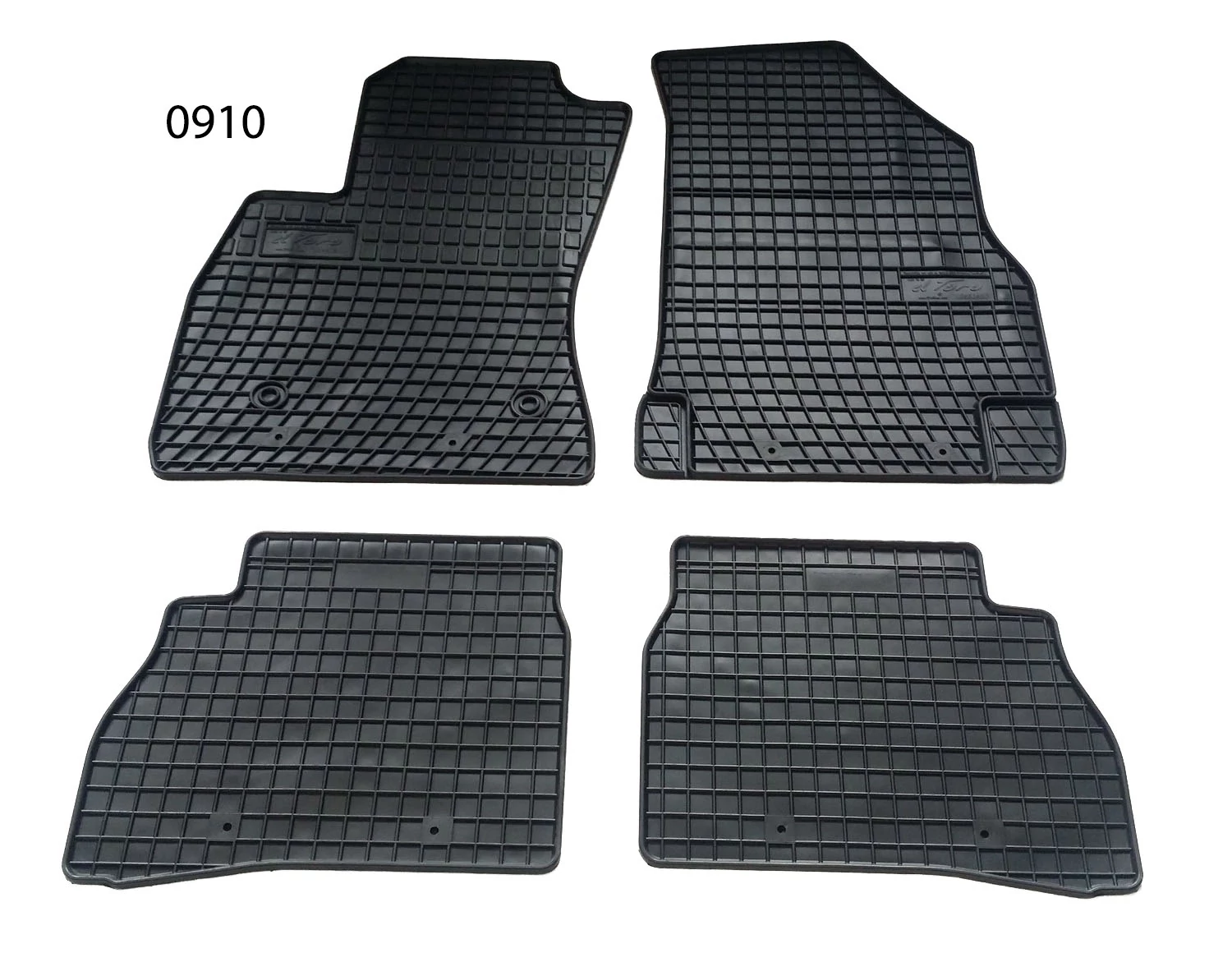 FIAT Doblo II 5személyes Frogum 0910 fekete gumiszőnyeg szett