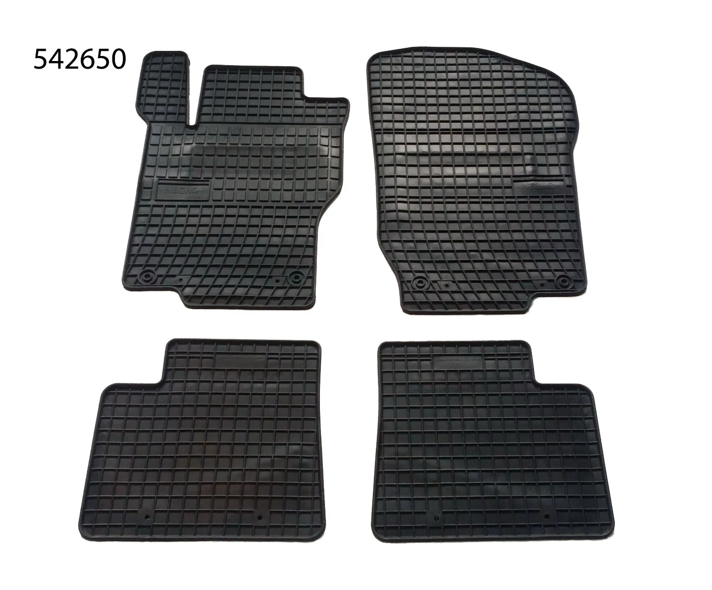 Mercedes Benz ML-osztály II W164 Frogum 542650 fekete gumiszőnyeg szett