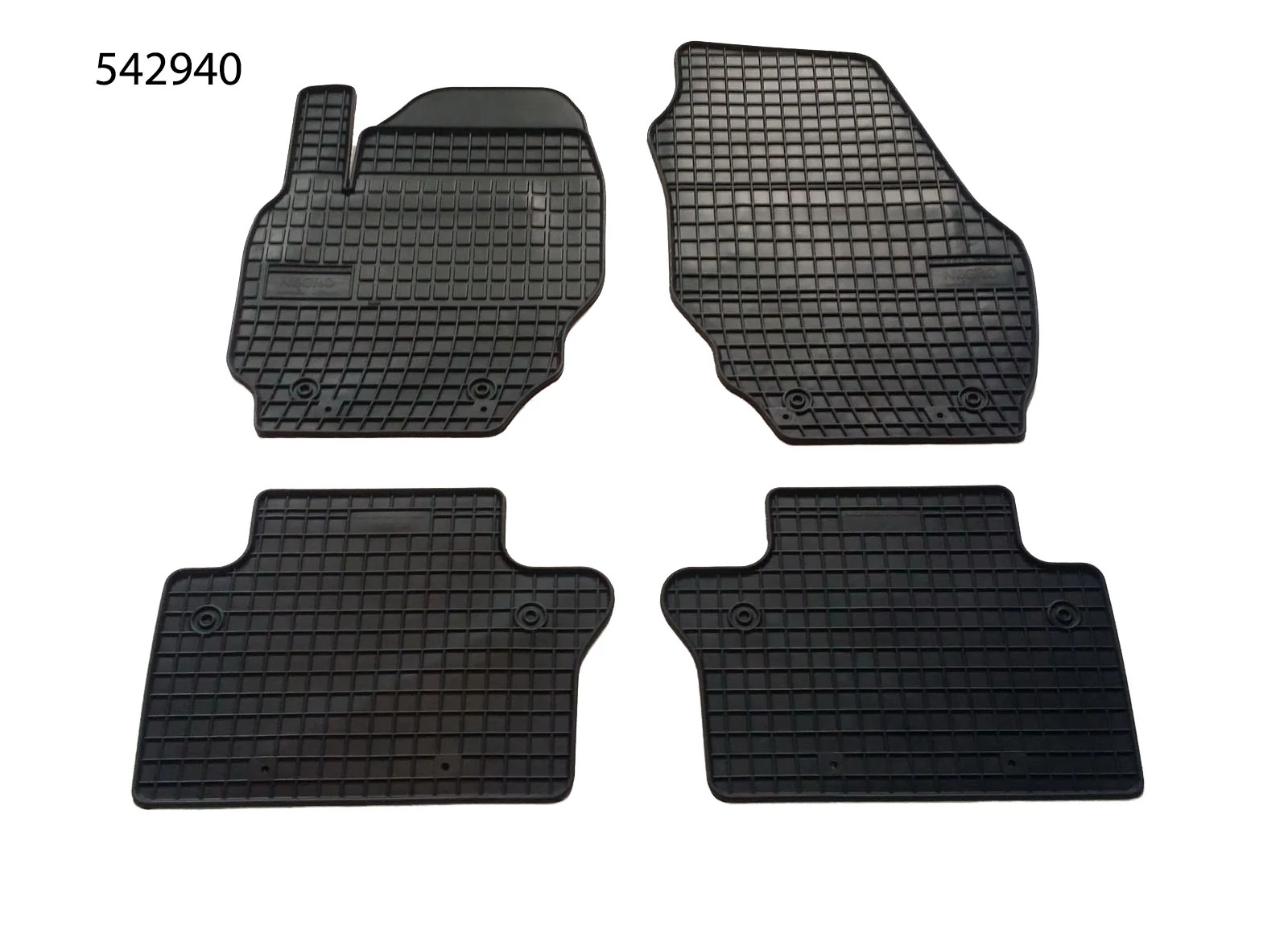 Volvo S80 II V70 III XC 70 Frogum 542940 fekete gumiszőnyeg szett