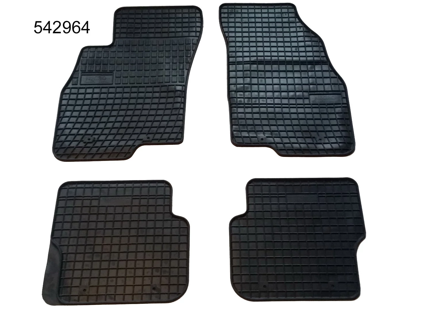 FIAT Punto & Punto EVO Frogum 542964 fekete gumiszőnyeg szett