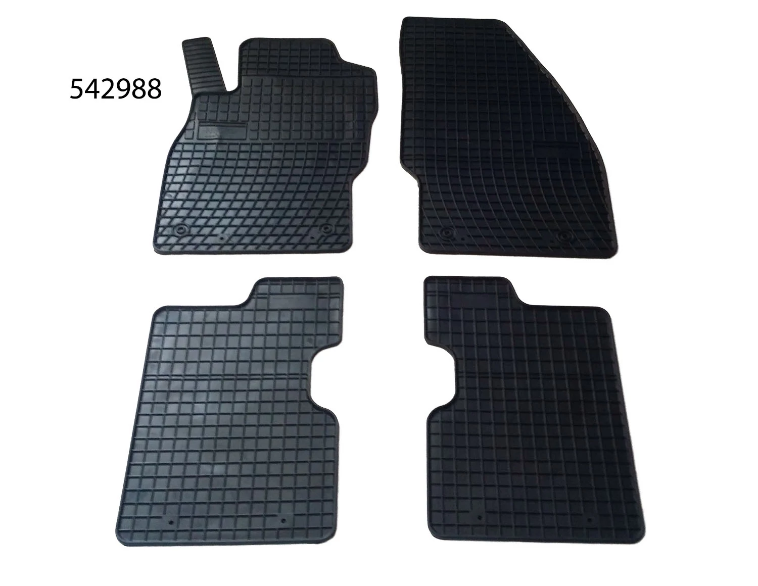 Opel Corsa E Frogum 542988 fekete gumiszőnyeg szett