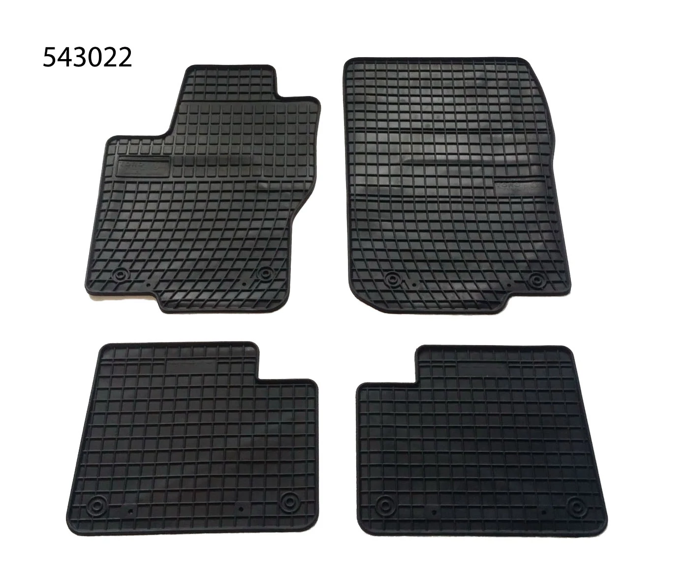Mercedes Benz ML-osztály III W166 Frogum 543022 fekete gumiszőnyeg szett