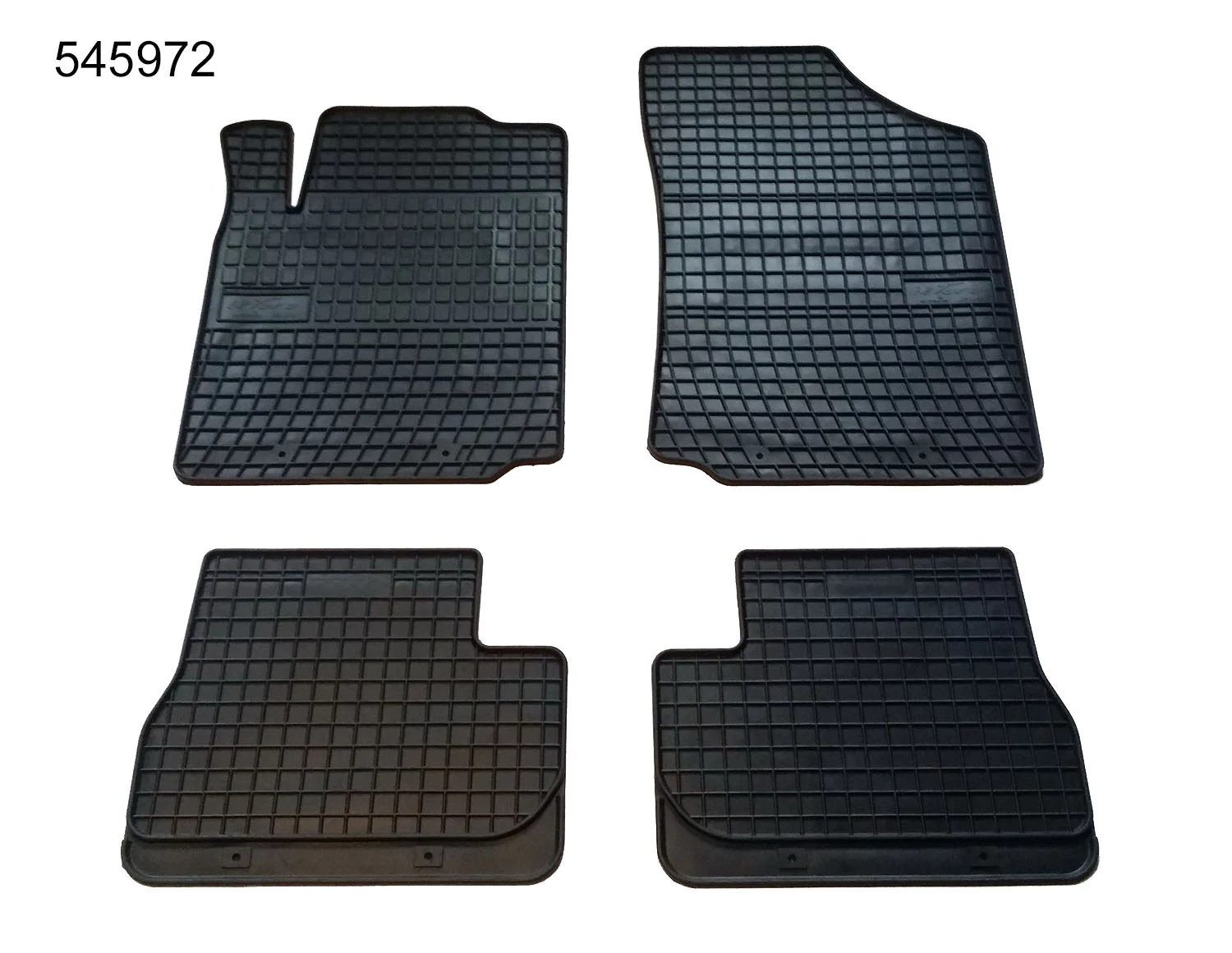 Citroen C3 I Frogum 545972 fekete gumiszőnyeg szett