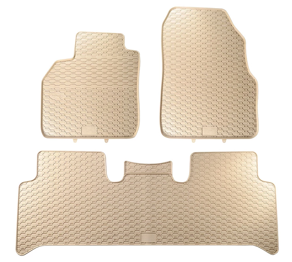 Renault Scenic II Geyer Prémium beige - bézs gumiszőnyeg szett