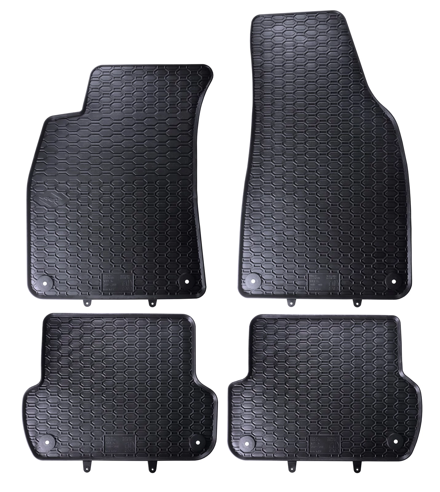 SEAT Exeo Geyer Prémium fekete gumiszőnyeg szett patenttal