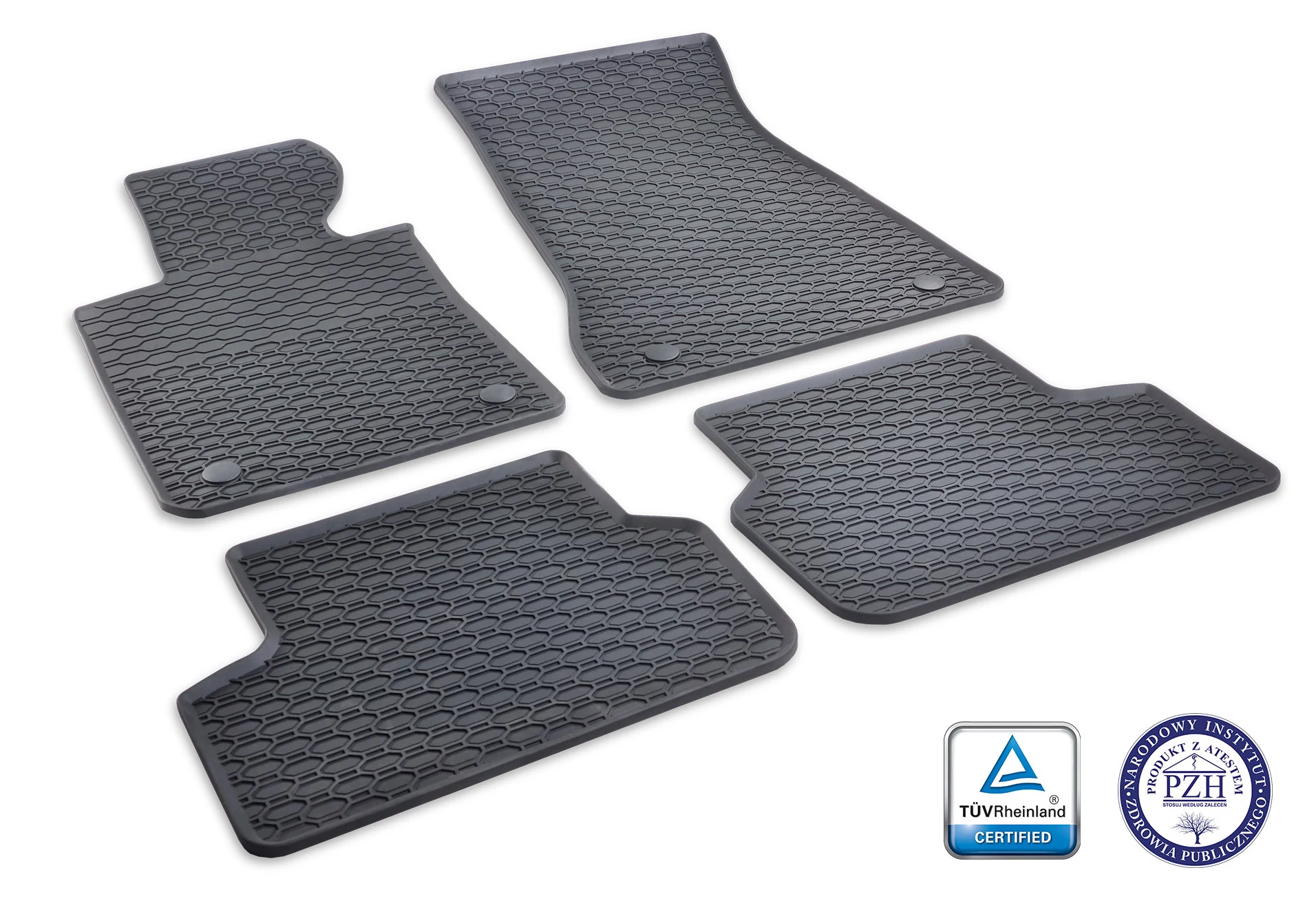 BMW G30 G31 Geyer & Hosaja Prémium fekete gumiszőnyeg szett