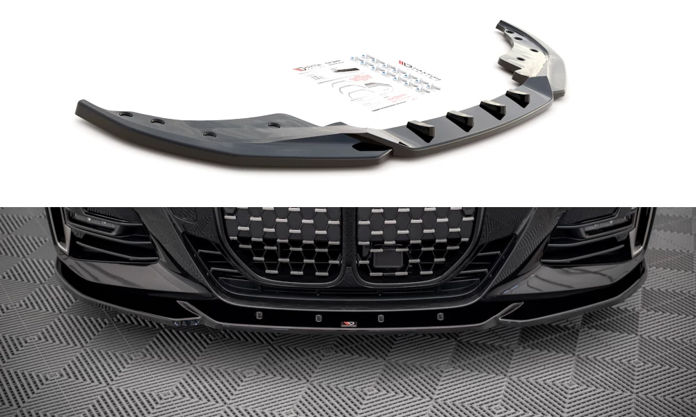 BMW 4-es G22 Coupe M-Packet Maxton Design lakkozott fekete spoiler koptató V4