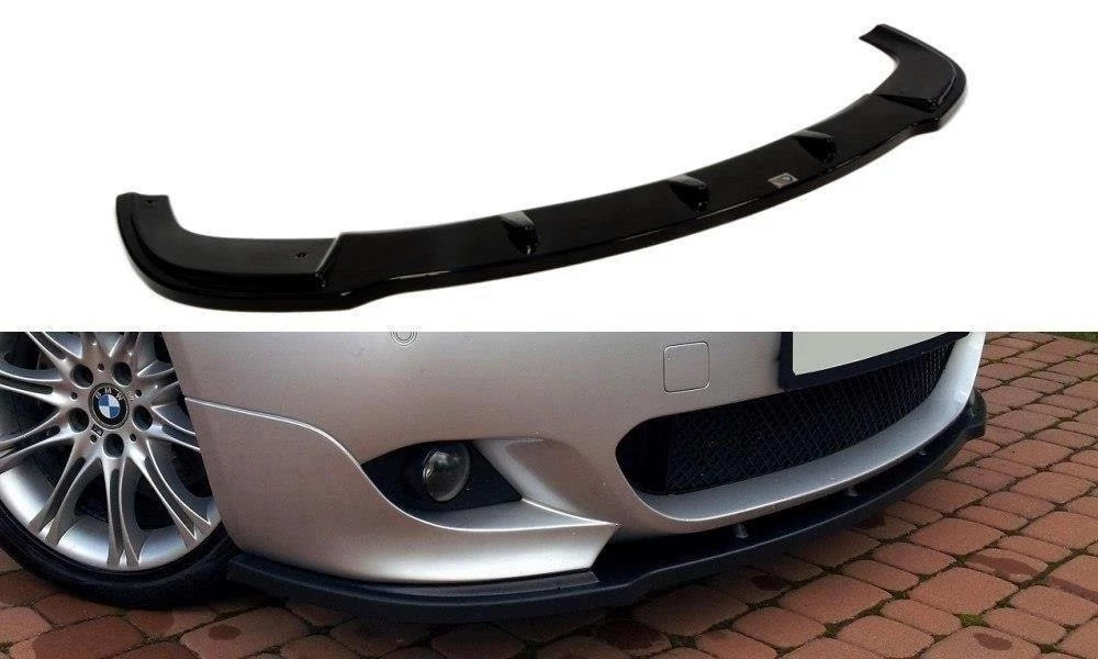 BMW E60 M-Packet Maxton Design lakkozott fekete spoiler koptató