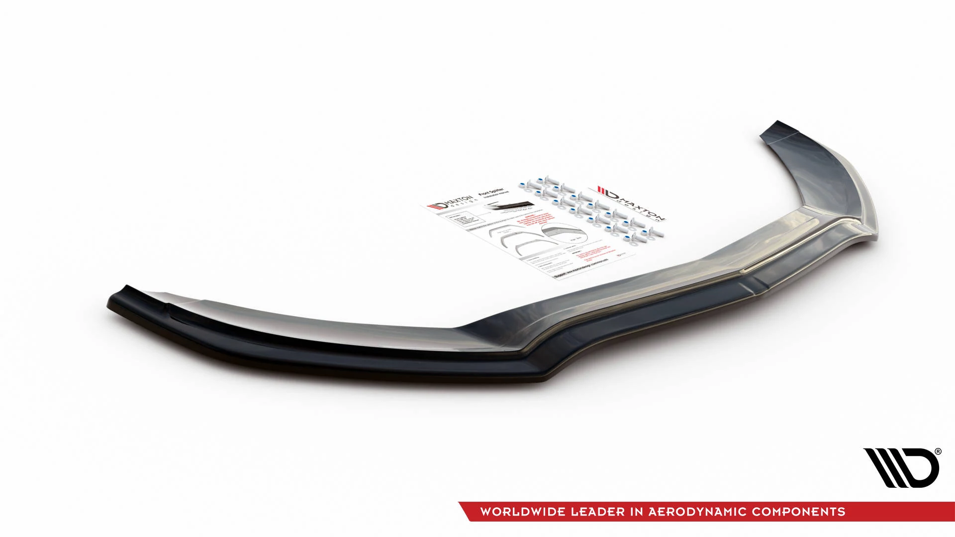 Mercedes W205 Sedan S205 Kombi C43AMG 2016-2018 Maxton Design lakkozott fekete spoiler koptató V1