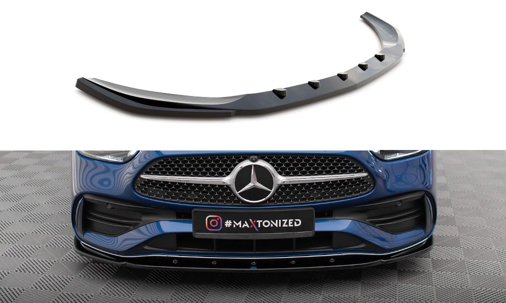 Mercedes W206 2021- AMG-LINE C43 AMG Maxton Design lakkozott fekete spoiler koptató V2