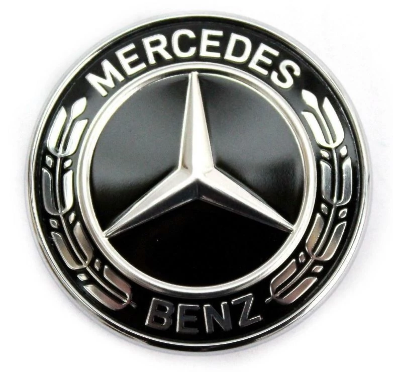 Gyári Mercedes Benz W222 fekete hűtőrács embléma A0008171901