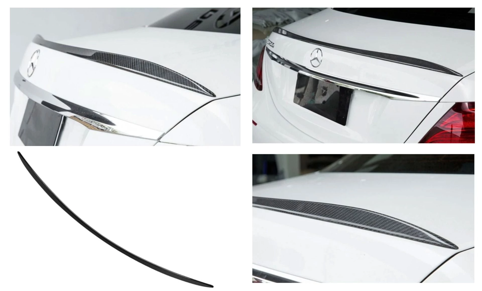 Mercedes Benz W213 E-osztály Carbon Look csomagtartó spoiler