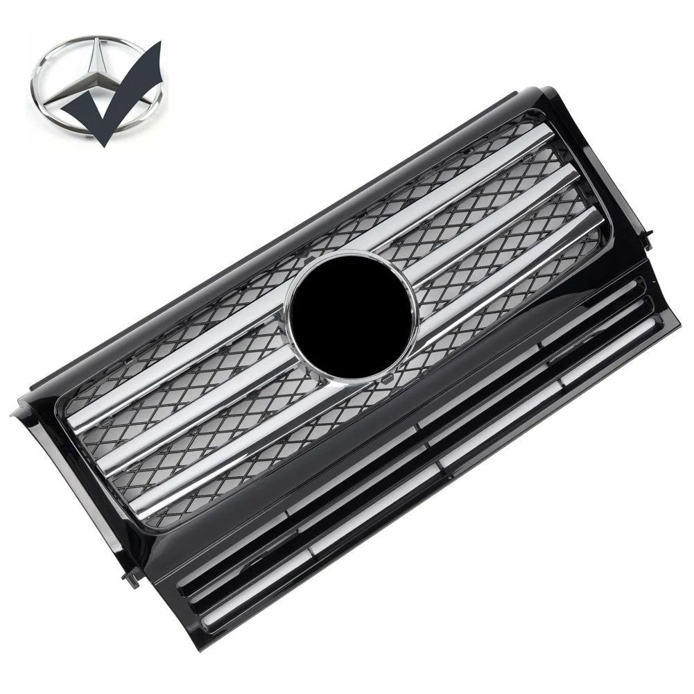 Mercedes Benz G-osztály W463 1990-2018 króm - lakkozott fekete hűtőrács