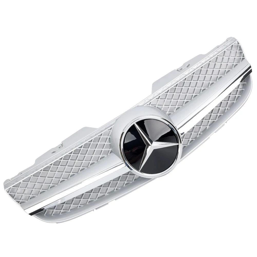 Mercedes Benz R230 SL 2006-2008 króm - ezüst hűtőrács AMG stílusban