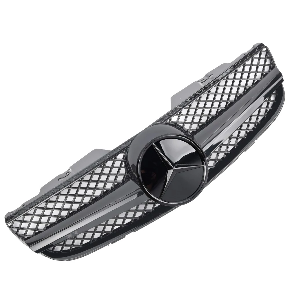 Mercedes Benz R230 SL 2006-2008 lakkozott fekete hűtőrács AMG stílusban