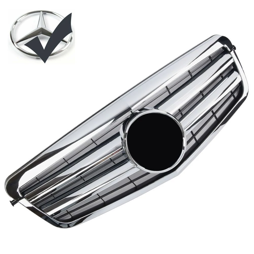 Mercedes Benz W212 2009-2013 króm - króm hűtőrács Avantgarde stílusban