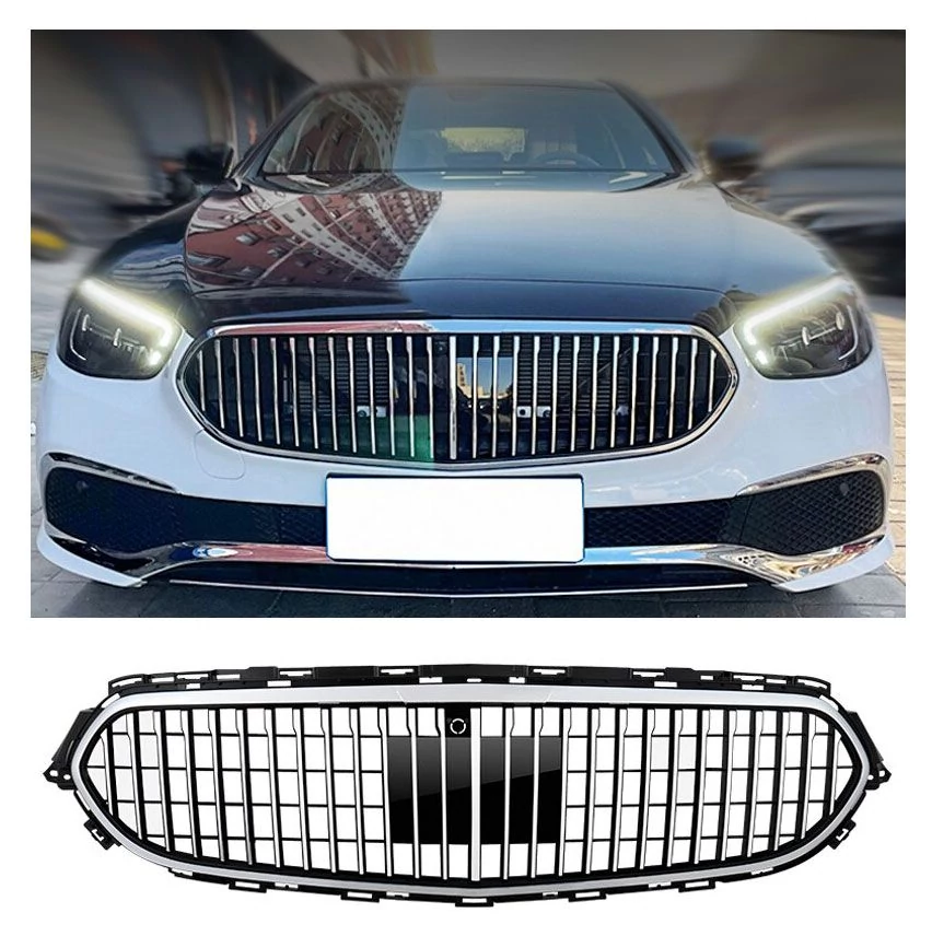 Mercedes Benz W213 S213 A238 C238 Exclusive 2020-tól króm - fekete hűtőrács Maybach stílusban