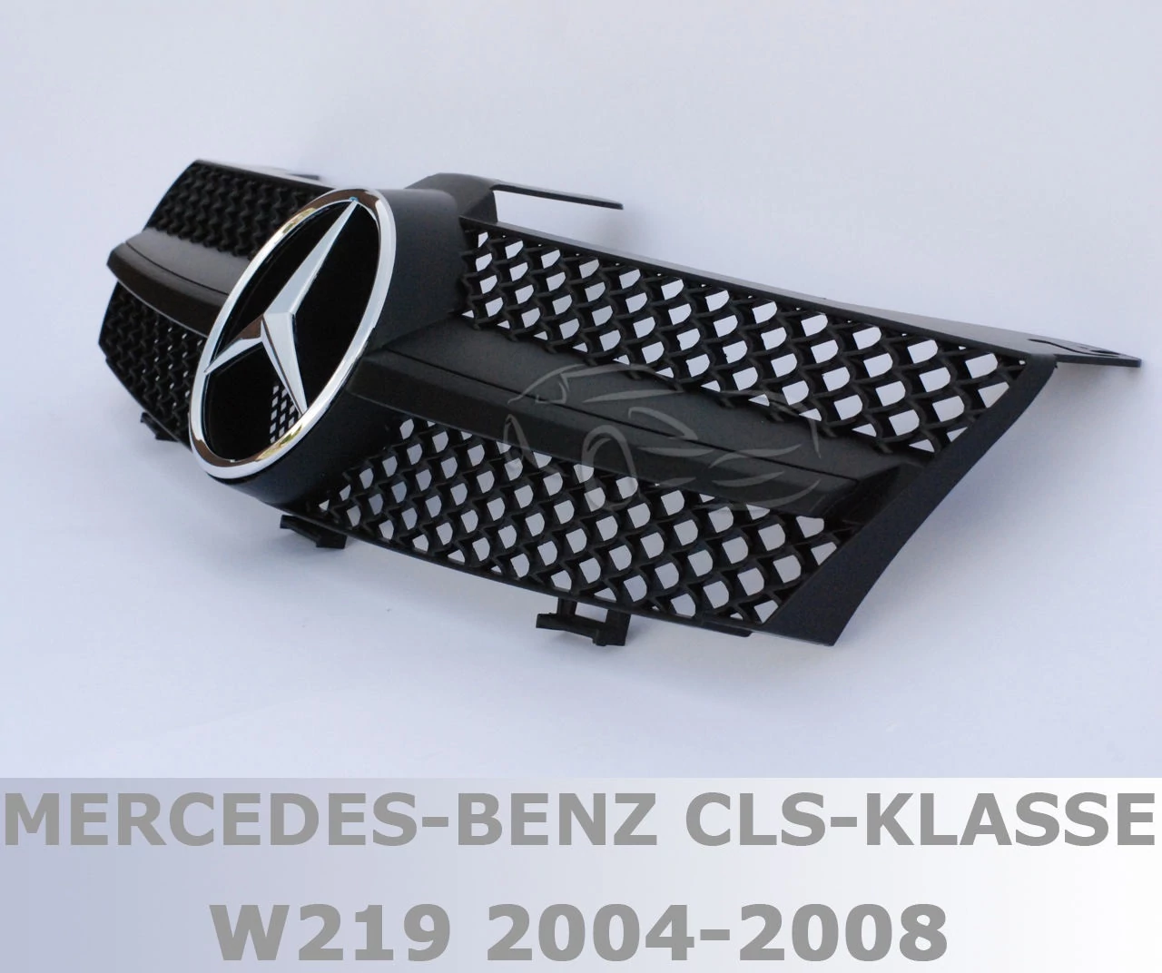 Mercedes Benz W219 CLS 2004-2008 matt fekete hűtőrács AMG stílusban