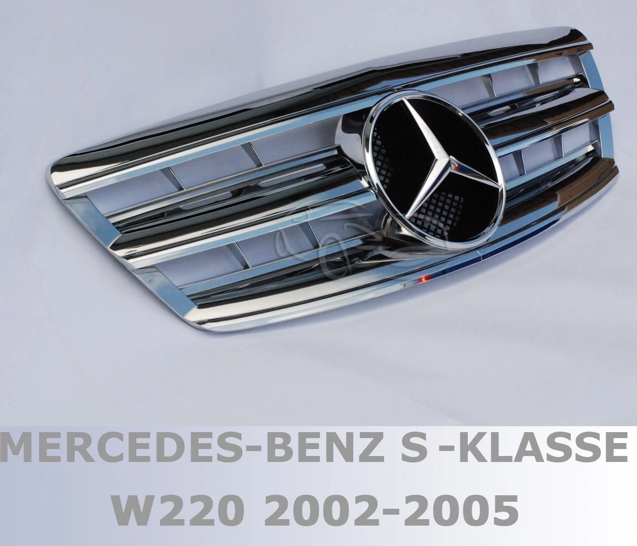 Mercedes Benz S-osztály W220 2002- 2005 króm hűtőrács AMG stílusban