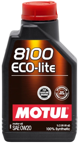 MOTUL 8100 Eco-lite 0W-20 1L kiszerelésű 100% szintetikus motorolaj