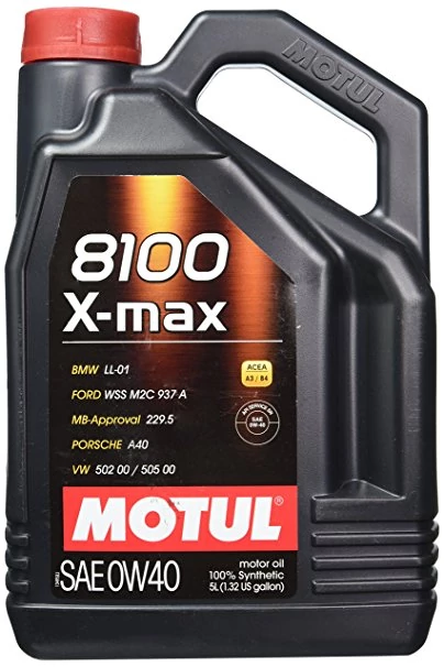MOTUL 8100 X-max 0W-40 5L kiszerelésű 100% szintetikus motorolaj