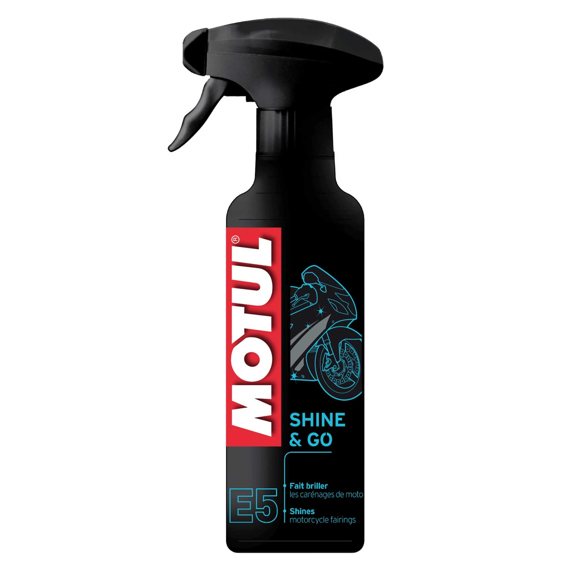 MOTUL E5 Shine & Go 0,4L kiszerelésű szilikonos ápolószer