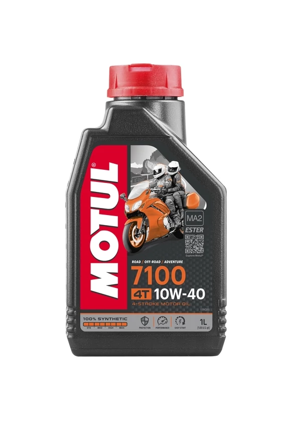MOTUL 7100 4T 10W-40 1L kiszerelésű 100% szintetikus motorolaj 104091