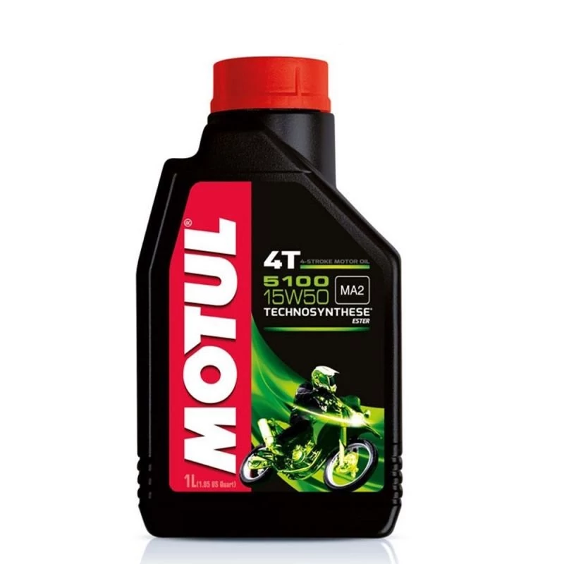 MOTUL 5100 4T 15W-50 1L kiszerelésű technoszintetikus motorolaj 104080