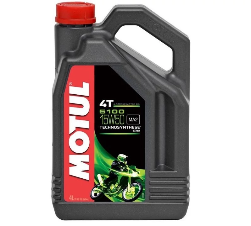 MOTUL 5100 4T 15W-50 4L kiszerelésű technoszintetikus motorolaj 104083