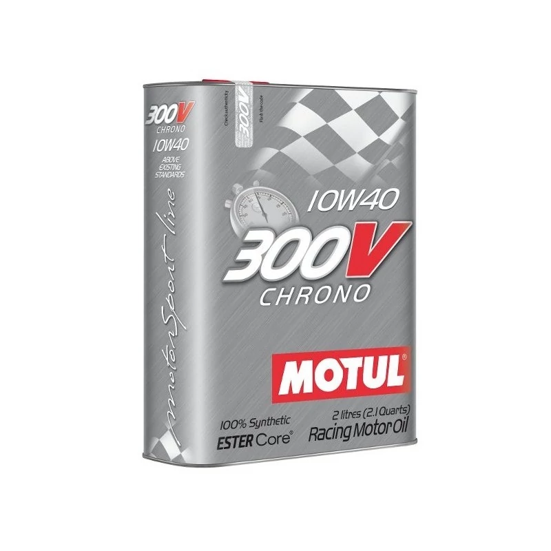 MOTUL 300V Chrono 10W-40 2L kiszerelésű 100% szintetikus motorolaj 104243