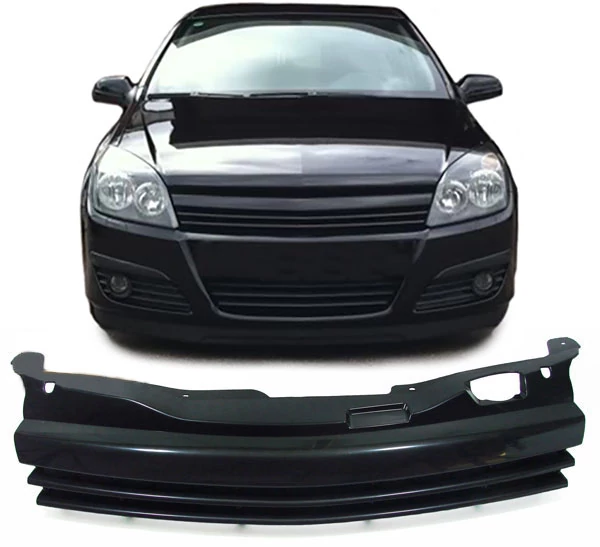 Opel Astra H 5ajtós 2004-2006 / 3ajtós OPC 2004-2007 matt fekete OPC hűtőrács