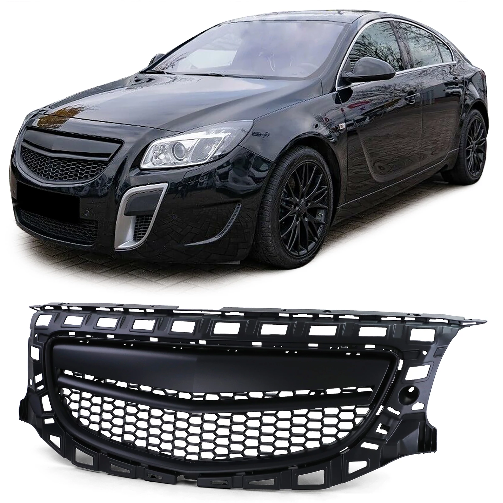 Opel Insignia A G09 2008-2013 OPC stílusú fekete hűtőrács